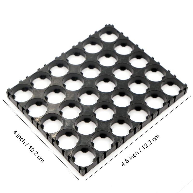 Bestol 20pcs 3X6 Cell 4X6 Cell 5X6 Cell 10Cell Spacer 18650 Lithium Battery Plastic Holder Bracket (20pcs-5X6) - Image 2